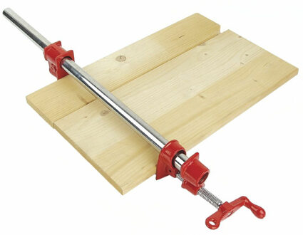 Brüder Mannesmann Lijmklem/meubelklem - 1x - staal - eindeloos bereik - lijmtang - buis niet inbegrepen