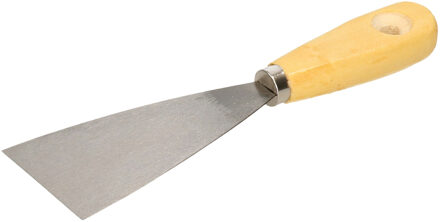 Brüder Mannesmann Plamuurmes - werkbreedte 60 mm - conisch geslepen staal - houten greep