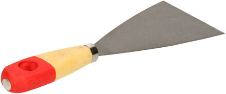 Brüder Mannesmann Plamuurmes - werkbreedte 80 mm - conisch geslepen staal - houten greep