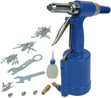 Brüder Mannesmann Pneum popnagelset 2,4 (Hobby) - 4,8 mm (Hobby) - 1595