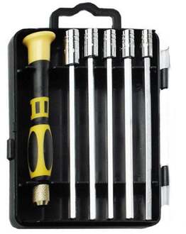 Brüder Mannesmann Precisie dopsleutelset 9 dlg (Hobby) - 11740