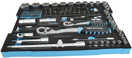 Brüder Mannesmann Quantool dopsleutelset 118 dlg inlay - Q25001