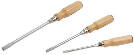 Brüder Mannesmann Schroevendraaier houten heft 5,5x100 mm (Hobby) - 1119-G-100