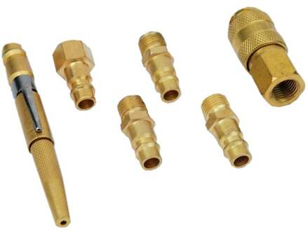 Brüder Mannesmann Snelkoppelingenset 6 dlg (Hobby) - 15506