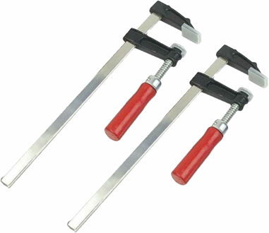 Brüder Mannesmann Snelspan lijmklem - 2x - verzinkt staal - bereik 150 mm - lijmtang