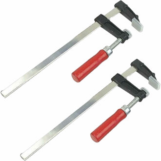 Brüder Mannesmann Snelspan lijmklem - 2x - verzinkt staal - bereik 200 mm - lijmtang