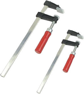 Brüder Mannesmann Snelspan lijmklemmen set - 2x - verzinkt staal - bereik 150 en 250 mm - lijmtang