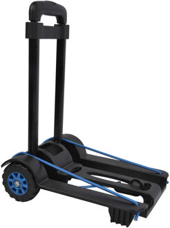 Brüder Mannesmann Steekwagen transport trolley - kunststof/metaal - max 50 kilo - opvouwbaar