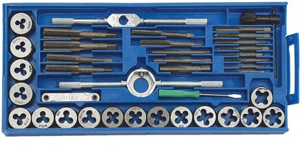 Brüder Mannesmann Tappen- en snijmoerenset 40 delig