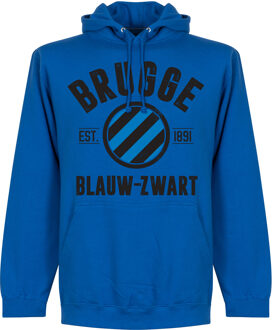 Brugge Established Hooded Sweater - Blauw - M