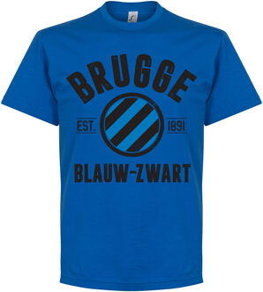 Brugge Established T-Shirt - Blauw - XXL