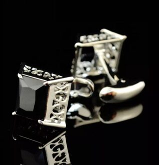 Bruidegom Business Mannen Manchetknopen Franse Shirt Hollow Out Manchetknopen Paars Violet Rood Zwart Blauw Crystal Manchetknopen Met Bag geen