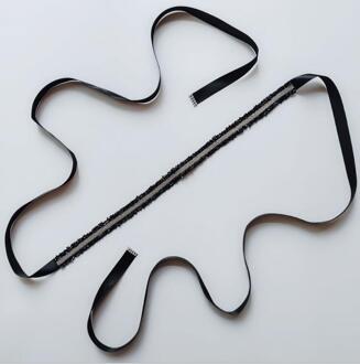 Bruids Riem Luxe Rhinestone Tailleband Riem Trouwjurk Accessoires bruiloft riem zwart