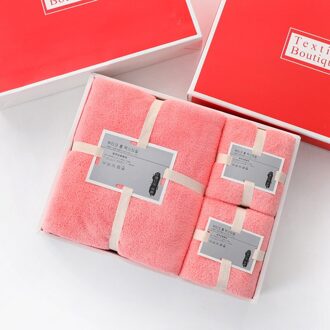 Bruidsmeisje Badkamer Set Handdoek Set Sneldrogende Coral Fleece Handdoek Badhanddoek Drie-Delige Geschenkdoos Microfiber handdoek Set
