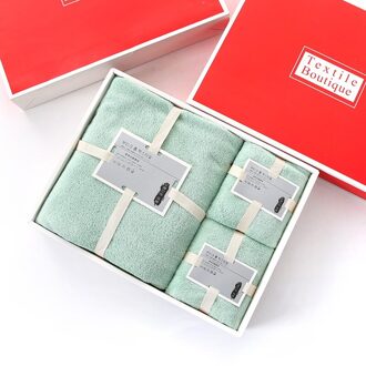 Bruidsmeisje Badkamer Set Handdoek Set Sneldrogende Coral Fleece Handdoek Badhanddoek Drie-Delige Geschenkdoos Microfiber handdoek Set