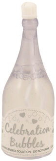 Bruiloft bellenblaas - 120x stuks - champagnefles van 9 cm - huwelijk versiering