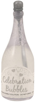 Bruiloft bellenblaas - 120x stuks - champagnefles van 9 cm - huwelijk versiering