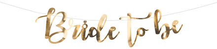 Bruiloft Slinger Bride To Be Goud 80cm