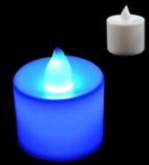 Bruiloft Verjaardag Party Decoration LED Kaars Multicolor Lamp Simulatie Kleur Vlam Thee Licht Home Blauw