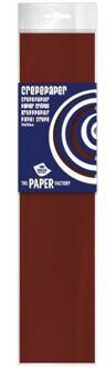 Bruin crepe papier plat - Crepepapier