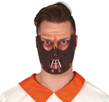 Bruin horror verkleed masker Hannibal voor volwassenen - Verkleedmaskers