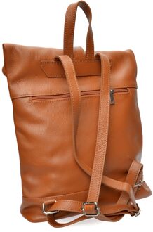 Bruin Rundleer Tas - One Size