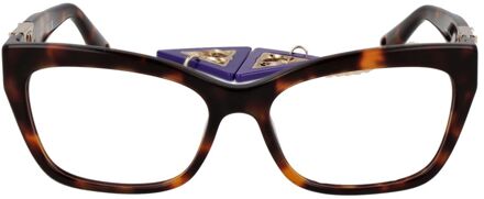 Bruine Acetaat Brillen (Monturen) - One Size