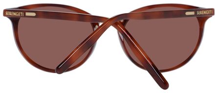 Bruine Acetaat & Metaal Zonnebril - maat