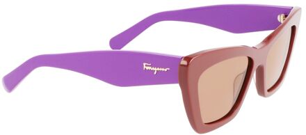 Bruine Acetaat Zonnebril - maat