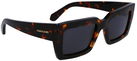 Bruine Acetaat Zonnebril - One Size