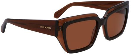 Bruine Acetaat Zonnebril