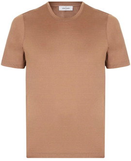 Bruine Casual T-shirt Polo Gran Sasso , Brown , Heren - 2Xl,Xl,L,M,S,4Xl,3Xl