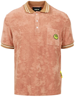 Bruine Chenille T-shirts en Polos Barrow , Brown , Heren - L,S