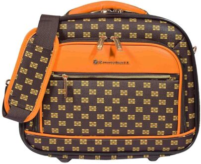 Bruine cosmetische tas