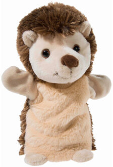 Bruine egel handpop knuffel 25 cm knuffeldieren - Handpoppen