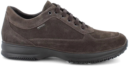 Bruine Gore-Tex Leren Sneakers Igi&Co , Brown , Heren - 41 Eu,39 Eu,42 Eu,45 EU