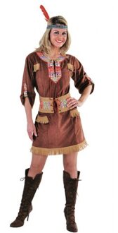 Bruine indianen dames outfit 40 (l)