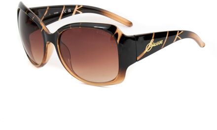 Bruine Injectie Zonnebril - maat