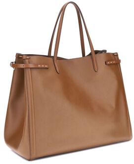 Bruine Kalfskleren Bos Taurus Schoudertas