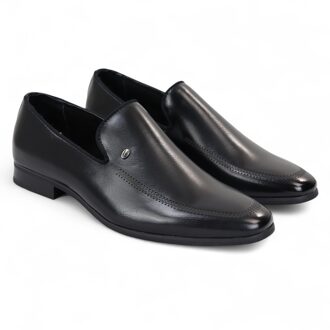 Bruine klassieke instappers voor heren, formele schoenen Zwart - EU 41