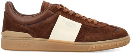 Bruine Lage Sneakers Valentino Garavani , Brown , Heren - 40 Eu,42 Eu,43 Eu,41 EU