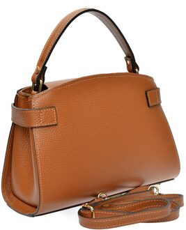 Bruine Leren Tas - maat