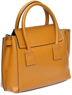 Bruine Leren Tas - maat