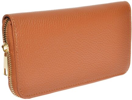 Bruine Leren Tas - maat