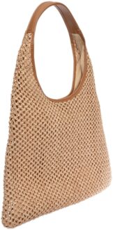 Bruine Leren Tas - One Size