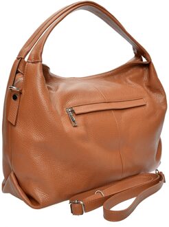 Bruine Leren Tas - One Size