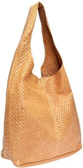 Bruine Leren Tas - One Size