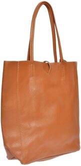 Bruine Leren Tas - One Size