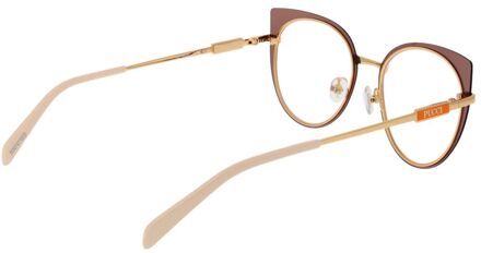 Bruine Metalen Bril (Monturen) - One Size