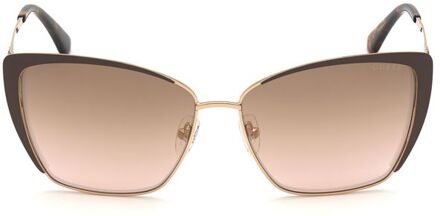 Bruine Metalen Zonnebril - maat